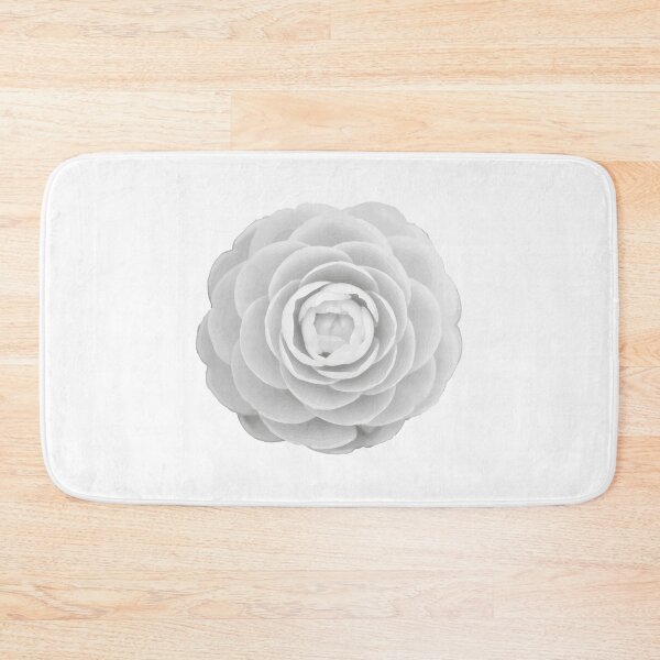 Item preview, Camelia flower in black and white designed and sold by Neon-astronaut1.