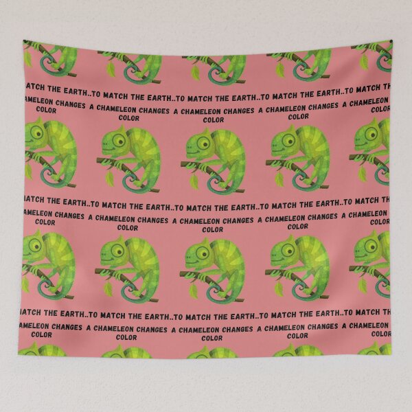 Item preview, Proverb: Saying...A chameleon changes color to match the earth designed and sold by Hinny8.