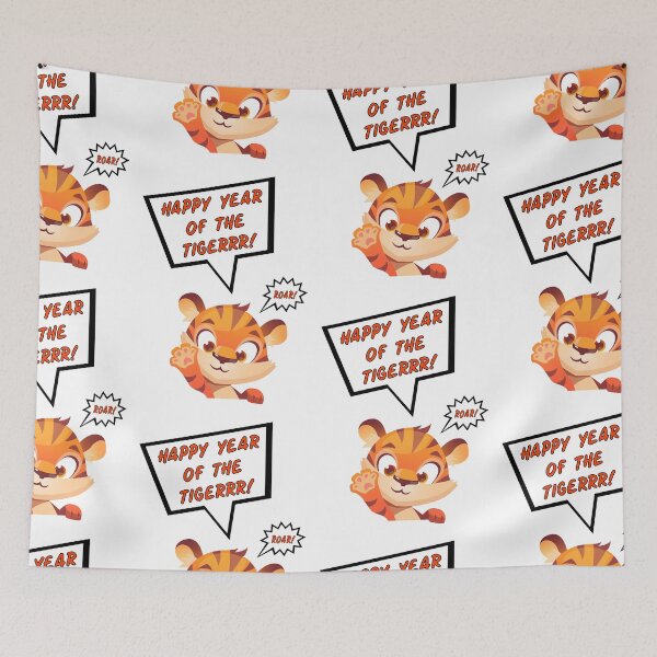 Item preview, Cute Chinese Tiger - Happy Chinese New Year of The Tiger 2022 designed and sold by SparrowLag.