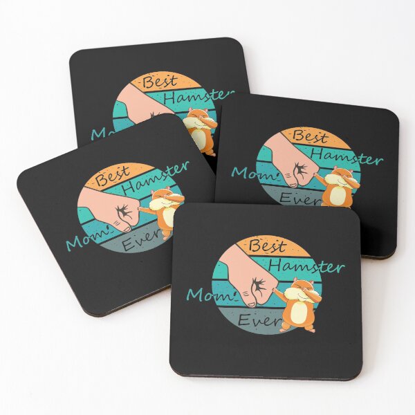 Item preview, Best Hamster Mom Ever vintage retro design with funny hamster illustration  designed and sold by KElife.
