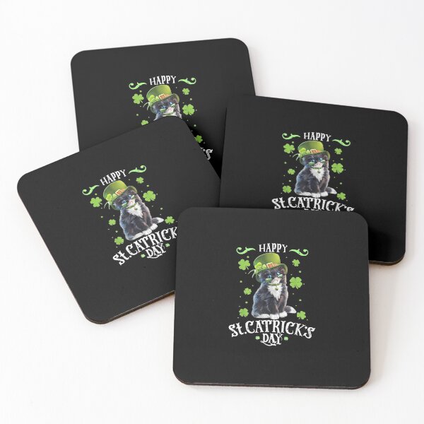 Item preview, Cats St Pat's Paddy Patrick Day's Happy St Cat Tricks Day T-Shirt designed and sold by shop   luisant.