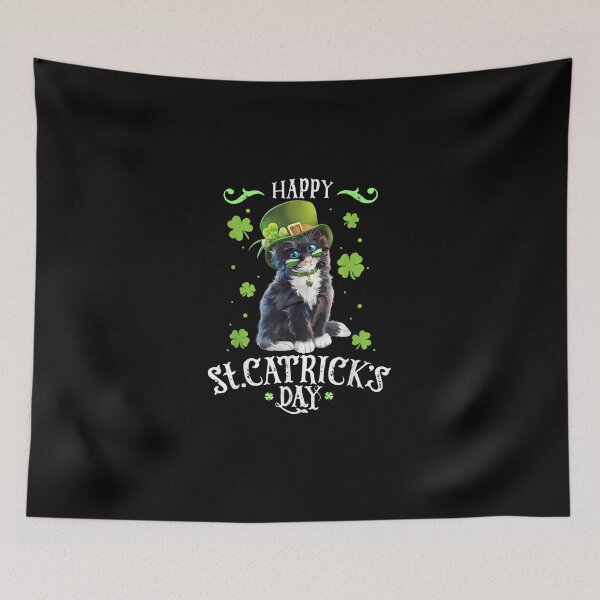 Item preview, Cats St Pat's Paddy Patrick Day's Happy St Cat Tricks Day T-Shirt designed and sold by shop   luisant.