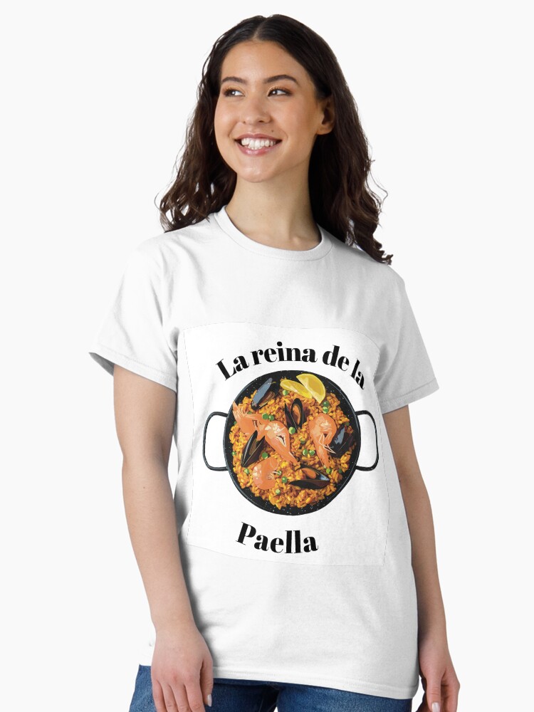 Thumbnail 2 of 7, Classic T-Shirt, La reina de la paella designed and sold by Holailustra.