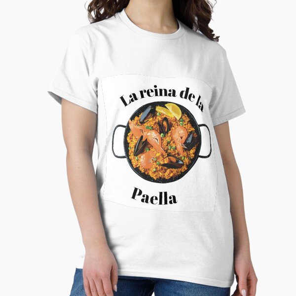 Vista previa del artículo con la obra «La reina de la paella», diseñado y vendido por Hola Ilustra.