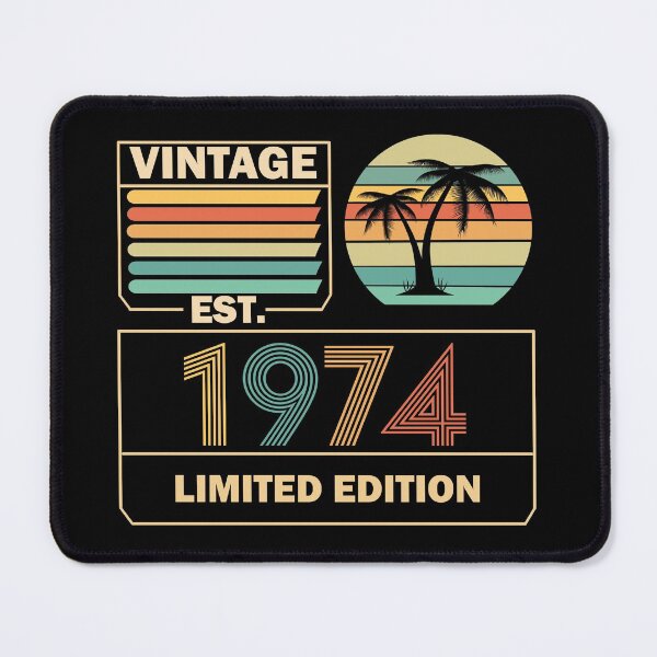Item preview, Birthday Funny Vintage Awesome Since 1974 designed and sold by Rami Khalifah.
