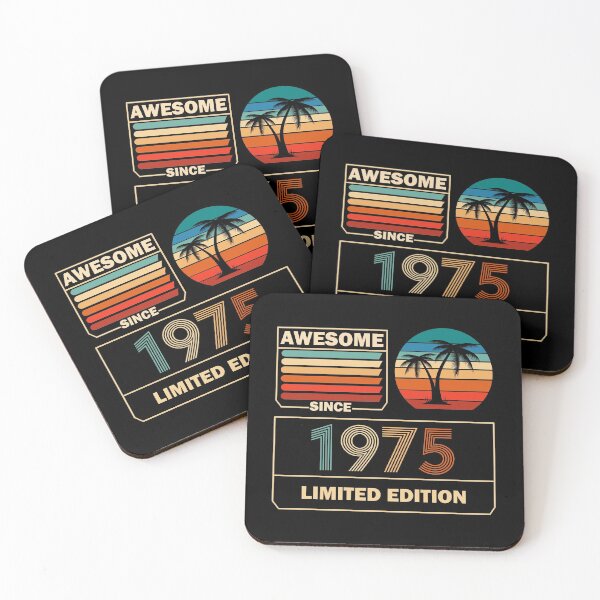 Item preview, 47th Birthday Funny Vintage Awesome Since 1975  designed and sold by Rami Khalifah.