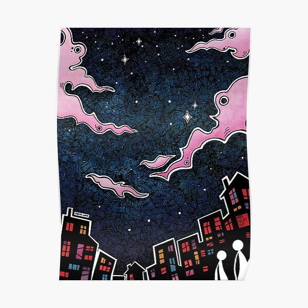Velvet Berlin II - Berlin-inspired Cityscape Illustration Poster