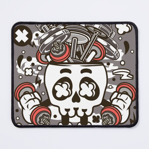 Item preview, Barbell Cute Skull Head designed and sold by SagesZ.