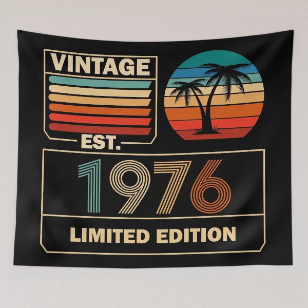 Item preview, Vintage Est. 1976 44th Birthday Limited Edition 46 Years Old  designed and sold by Rami Khalifah.