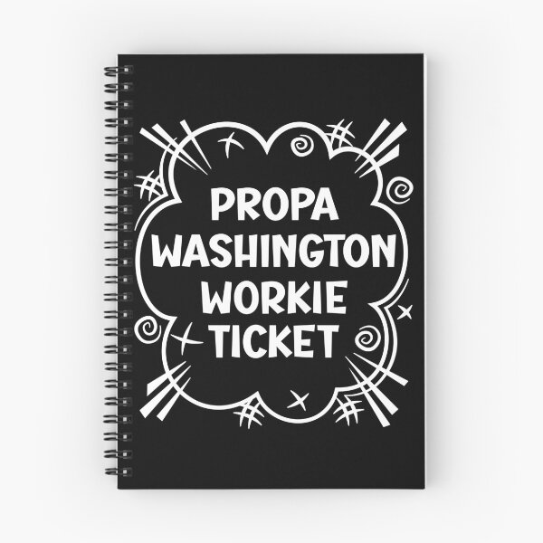 Item preview, PROPA WASHINGTON WORKIE TICKET a cheeky design for people from Washington in the North East of England designed and sold by robimerch.
