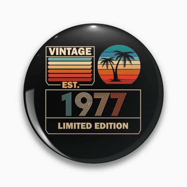 Item preview, Vintage Est. 1977 45th Birthday Limited Edition 45 Years Old  designed and sold by Rami Khalifah.