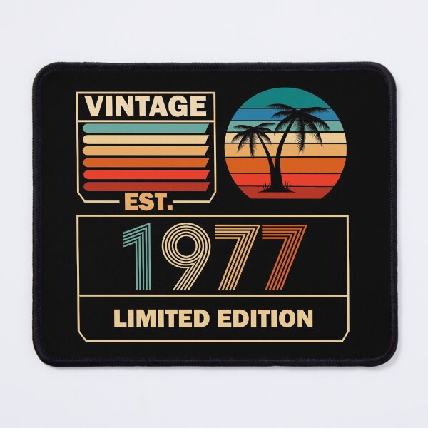 Item preview, Vintage Est. 1977 45th Birthday Limited Edition 45 Years Old  designed and sold by Rami Khalifah.