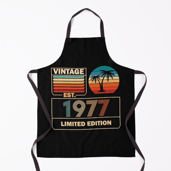 Item preview, Vintage Est. 1977 45th Birthday Limited Edition 45 Years Old designed and sold by Rami Khalifah.