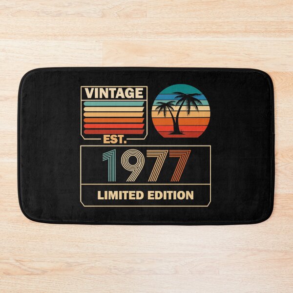 Item preview, Vintage Est. 1977 45th Birthday Limited Edition 45 Years Old  designed and sold by Rami Khalifah.