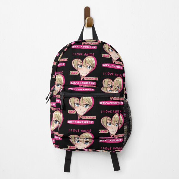 Item preview, I Love Anime And Sketching- Typography Valentine Meme designed and sold by Digitalme Designs.