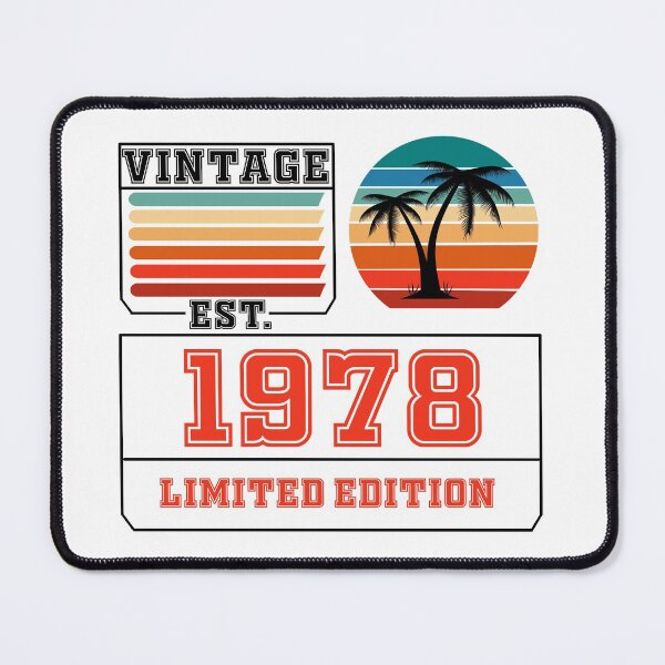 Item preview, Vintage Est. 1978 44th Birthday Limited Edition 44 Years Old designed and sold by Rami Khalifah.