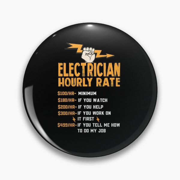 Item preview, Electrician Hourly Rate designed and sold by GoZayaan.
