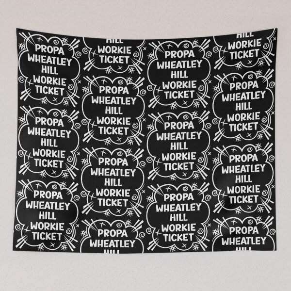 Item preview, PROPA WHEATLEY HILL WORKIE TICKET a cheeky design for people from Wheatley Hill in the North East of England designed and sold by robimerch.