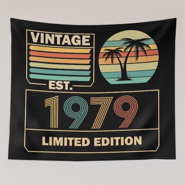 Item preview, Birthday Funny Vintage Awesome Since 1979 designed and sold by Rami Khalifah.