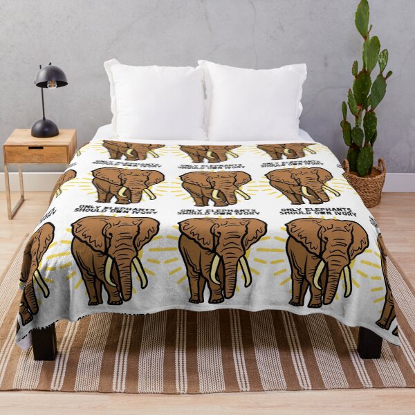 Item preview, Conservation Slogan: Only elephants should own ivory. designed and sold by Hinny8.