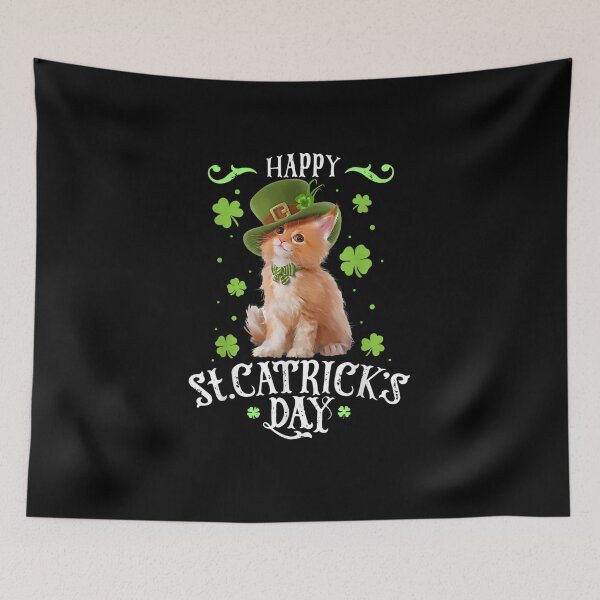 Item preview, Funny St Pat's Paddy Patrick Day's Happy St Cat Tricks Day T-Shirt designed and sold by shop   luisant.