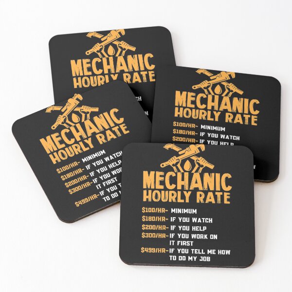 Item preview, Mechanic Hourly Rate designed and sold by GoZayaan.