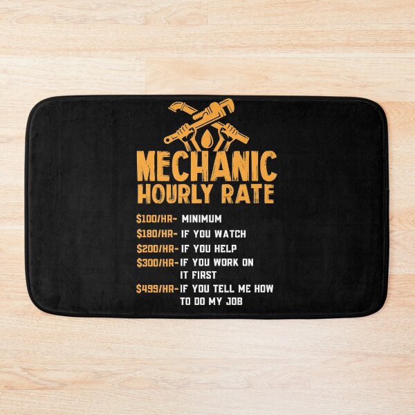 Item preview, Mechanic Hourly Rate designed and sold by GoZayaan.