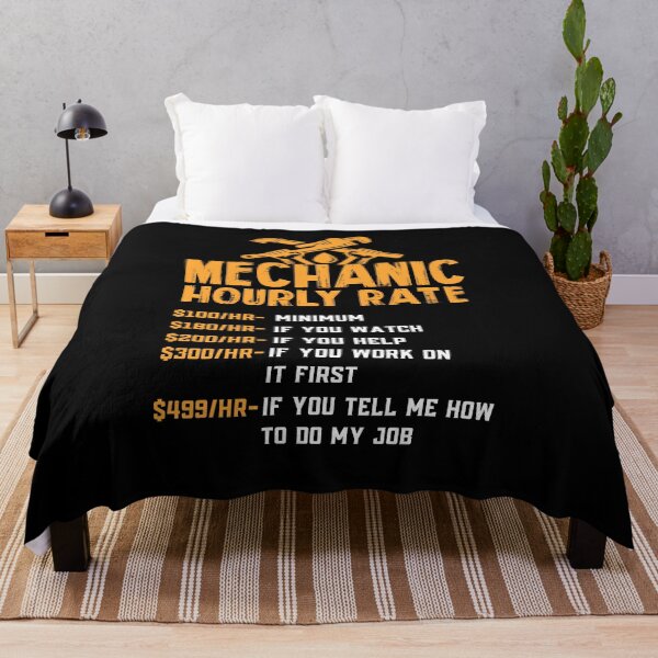 Item preview, Mechanic Hourly Rate designed and sold by GoZayaan.
