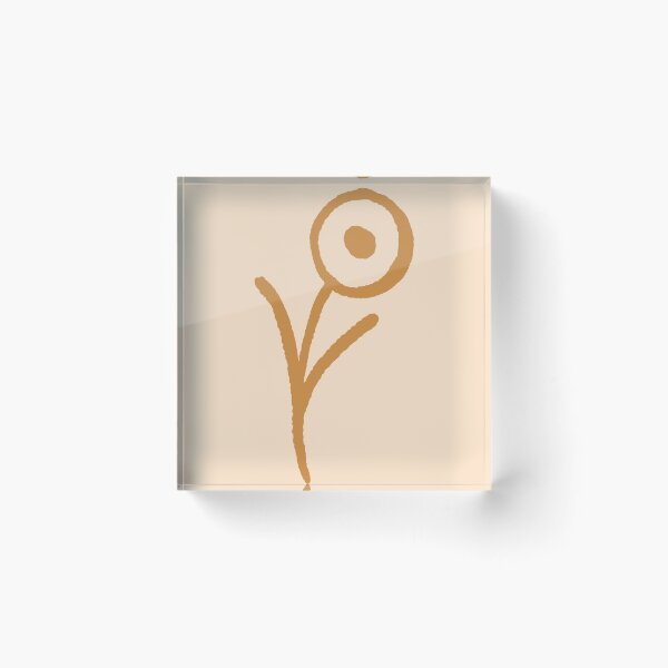 Item preview, Minimalist Bloom in caramelo crema designed and sold by FrancesPoff.