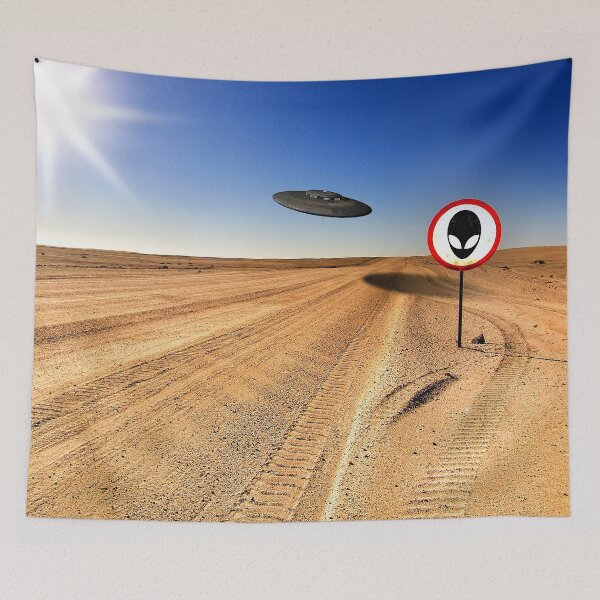 Item preview, UFO Desert Highway designed and sold by Edpod.