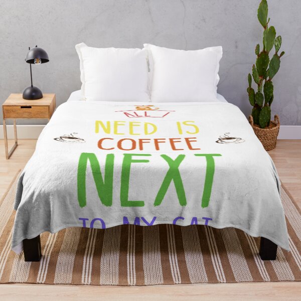 Item preview, all i need is coffee next to my cat designed and sold by diva-design.