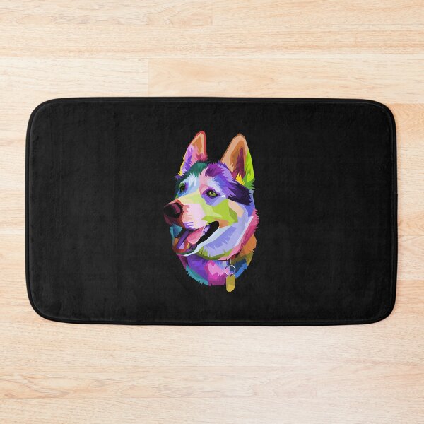 Item preview, Huskie Colorful Pop Art Portrait For Dog Owners Chukcha Sibe designed and sold by Evrard123123.