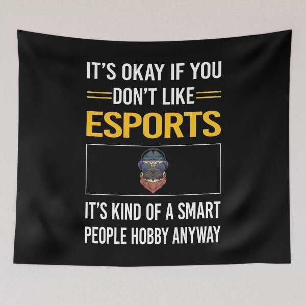Item preview, Funny Smart People Esports designed and sold by jiggleterrified.