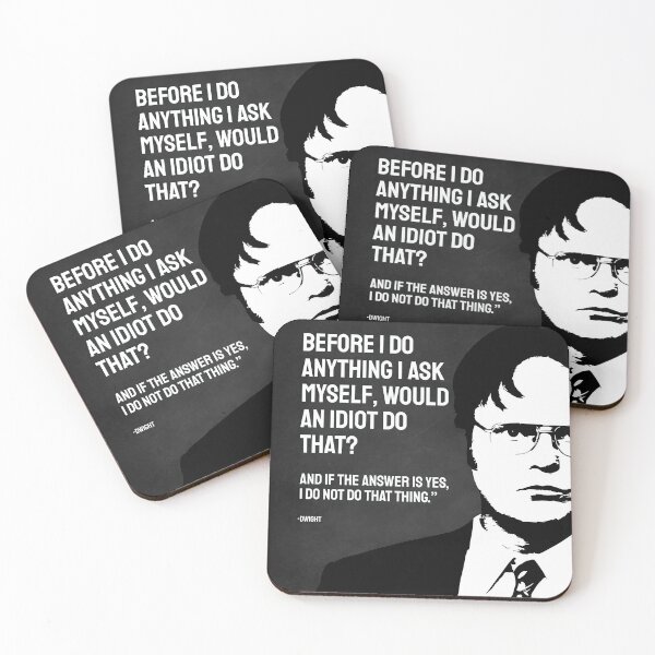 Item preview, The Office - Dwights Idiot Quotes designed and sold by 99mariopfeffer.