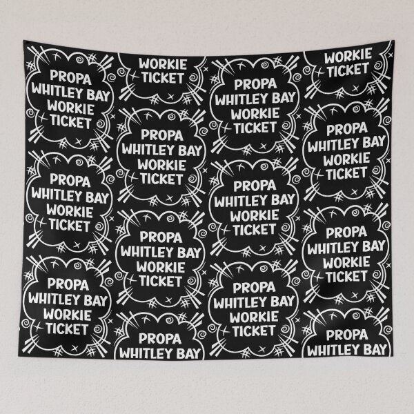 Artikelvorschau, PROPA WHITLEY BAY WORKIE TICKET ein freches Design für Leute aus Whitley Bay im Nordosten Englands entworfen und verkauft von robimerch.
