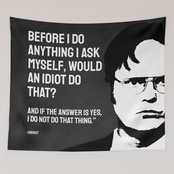 Item preview, The Office - Dwights Idiot Quotes designed and sold by 99mariopfeffer.