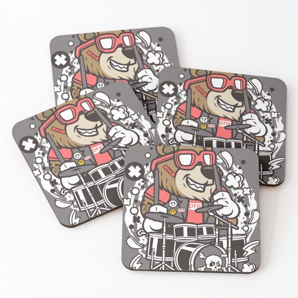 Item preview, Cute Bear Drummer  designed and sold by SagesZ.