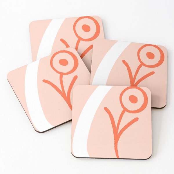 Item preview, Minimalist Bloom in watermelon pink designed and sold by FrancesPoff.