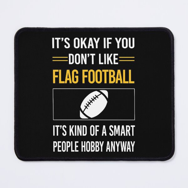 Item preview, Funny Smart People Flag Football designed and sold by jiggleterrified.