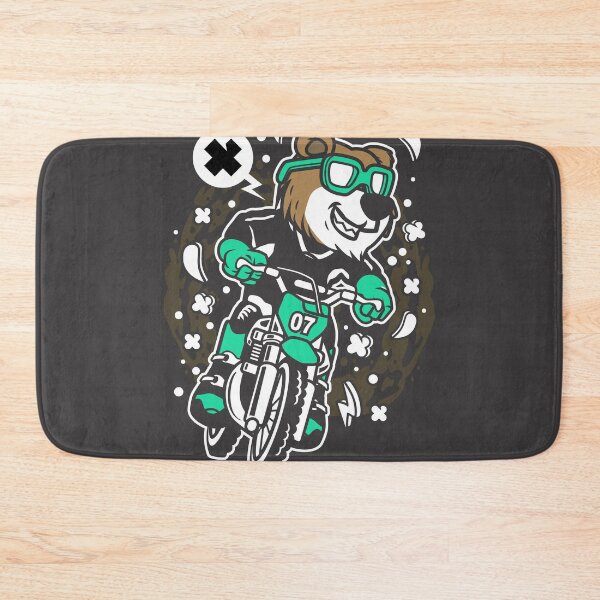 Item preview, Cute Bear Motocross Rider  designed and sold by SagesZ.