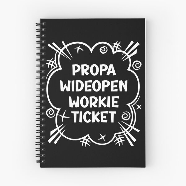 Item preview, PROPA WIDEOPEN WORKIE TICKET a cheeky design for people from Wideopen in the North East of England designed and sold by robimerch.