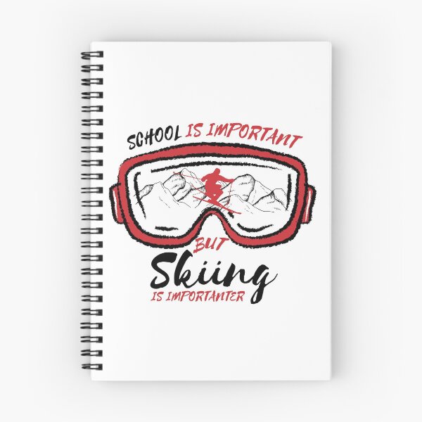 Item preview, School Is Important But Skiing Is Importanter | Ski Lover designed and sold by nestoras28.