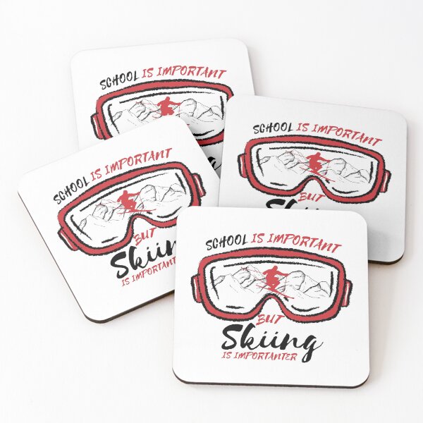 Item preview, School Is Important But Skiing Is Importanter | Ski Lover designed and sold by nestoras28.