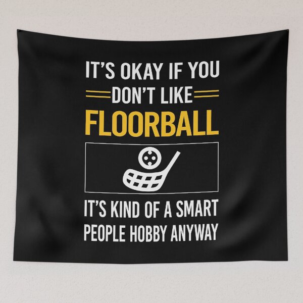 Item preview, Funny Smart People Floorball designed and sold by jiggleterrified.
