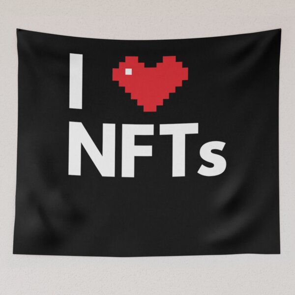 Item preview, I love NFTs - digital tokens - cryptocurrency - Ethereum blockchain Premium designed and sold by KimberlyStacy93.