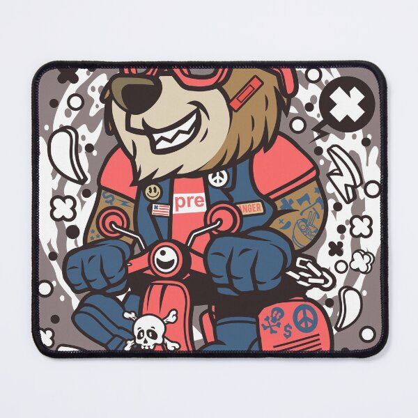 Item preview, Cute Bear Scooterist designed and sold by SagesZ.