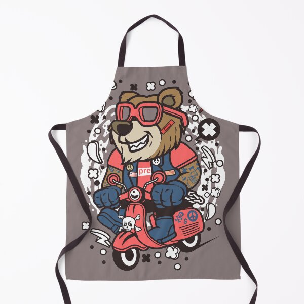 Item preview, Cute Bear Scooterist  designed and sold by SagesZ.