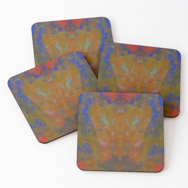 Item preview, Abstract Oil Painting in Blue and Yellow Tones designed and sold by funpix-shop.
