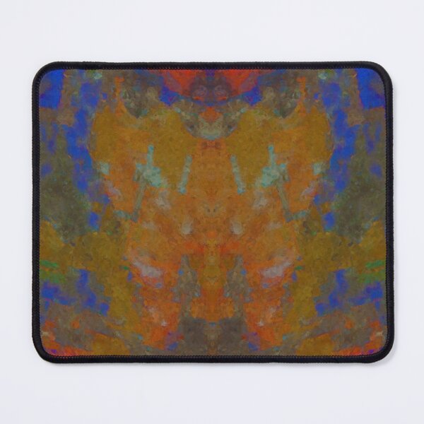 Item preview, Abstract Oil Painting in Blue and Yellow Tones designed and sold by funpix-shop.