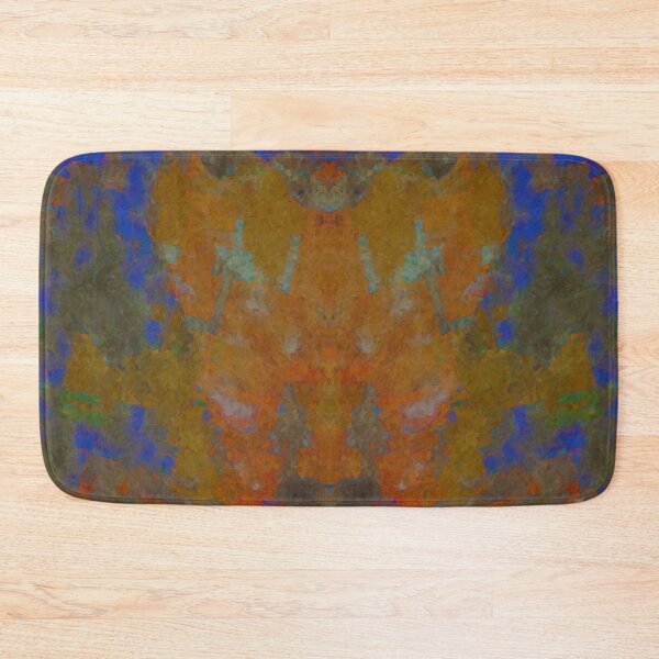 Item preview, Abstract Oil Painting in Blue and Yellow Tones designed and sold by funpix-shop.